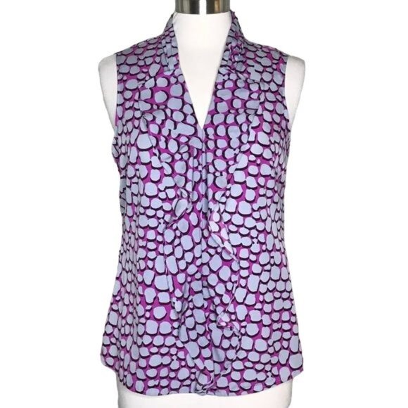 Banana Republic M sleeveless blouse gray - Picture 1 of 7